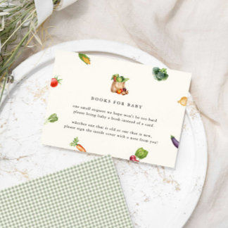 Carte D'accompagnement Farmers Market Livres cultivés localement pour le