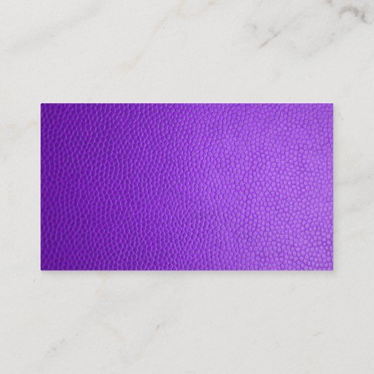 Carte D'accompagnement Faux cuir violet (Dos)