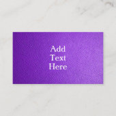 Carte D'accompagnement Faux cuir violet (Devant)