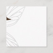 Carte D'accompagnement fée blanche dans un conte de fées, douche de marié (Devant)