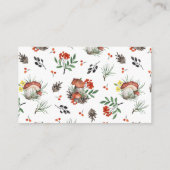 Carte D'accompagnement Fée de forêt enchantée | Boîtier de broche à couch (Dos)