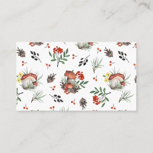 Carte D'accompagnement Fée de la Forêt Enchantée | Demande de livre (Dos)