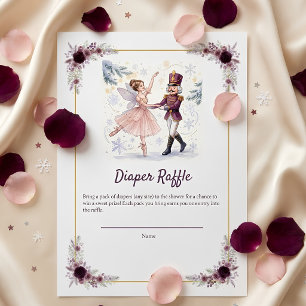 Carte D'accompagnement Fée des Sucre Casse-Noisette Ballet Bain de Bébé d