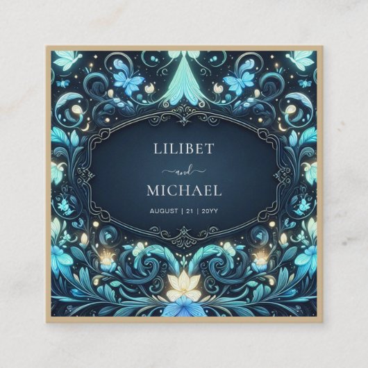 Carte D'accompagnement Fée Save the Date Conte de Fées Glow Up Fée (Devant)