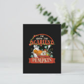 Carte D'accompagnement Ferme de citrouilles Halloween (Debout devant)