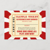 Carte D'accompagnement Festival du Carnaval Circus Baby shower Déchets Ra (Devant)