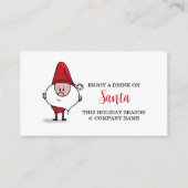 Carte D'accompagnement Festive - Grumpy Père Noël - Billet boisson (Devant)