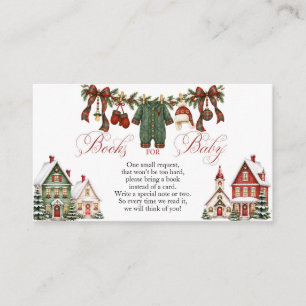 Carte D'accompagnement Fête de bébé Noël "Il faut tout un village"