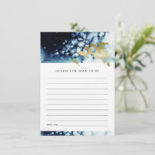 CARTE D'ACCOMPAGNEMENT FETE DE BÉBÉ SOUS-MARIN NAVY OR (Debout devant)