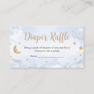 Carte D'accompagnement Fête de Bébé 'Twinkle Little Star' Tirage au Sort 