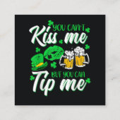 Carte D'accompagnement Fête de la Saint-Patrick Trèfle Chanceux (Dos)