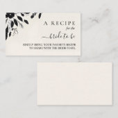 Carte D'accompagnement Fête de Mariage Amusante et Originale avec une Poi (Devant / Derrière)