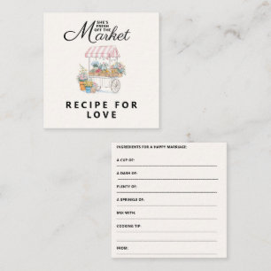 Carte D'accompagnement Fête de mariage capricieuse Fresh Off The Market 