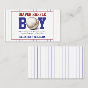 Carte D'accompagnement Fête de naissance de bébé baseball garçon Fête d