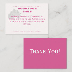 Carte D'accompagnement Fête de naissance de bébé fille "Précieux paquet"