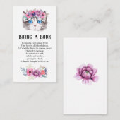 Carte D'accompagnement Fête de Naissance de Chat Chaton Bébé Apportez un  (Devant / Derrière)