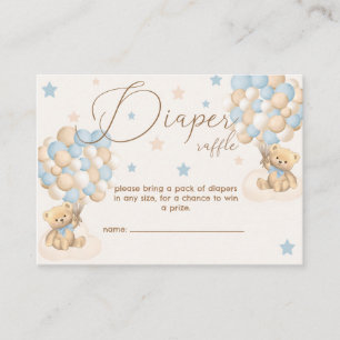 Carte D'accompagnement Fête de naissance de jumeaux garçons Tirage au sor