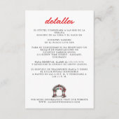 Carte D'accompagnement Fête des Mariages mexicains (Devant)