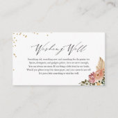 Carte D'accompagnement Fête des mariées Boho - Bien insérer (Devant)