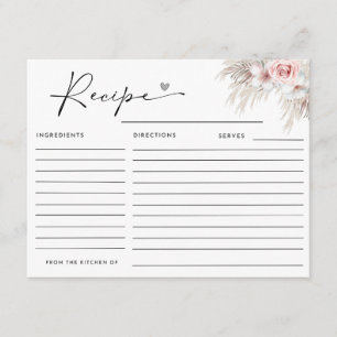 Carte D'accompagnement Fête des mariées Boho Champagne Glass Pearls&Prose