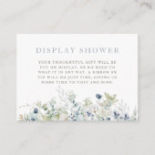 Carte D'accompagnement Fête des mariées botanique d'hiver (Devant)