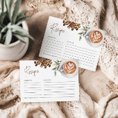 Carte D'accompagnement Fête des mariées café - L'amour brasse Recette