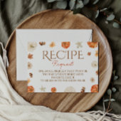 Carte D'accompagnement Fête des mariées de demande de recette d'automne