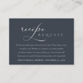 Carte D'accompagnement Fête des mariées de demande de recette de script B (Devant)