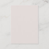 Carte D'accompagnement Fête des mariées de demande de recette Feuilles se (Dos)