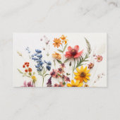 Carte D'accompagnement Fête des mariées de fleurs pressées Combien de car (Dos)