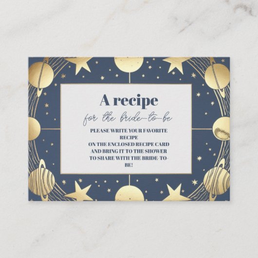 Carte D'accompagnement Fête des mariées de la lune céleste de la Marine (Devant)