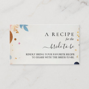 Carte D'accompagnement Fête des mariées de Parties scintillant Glam Brigh