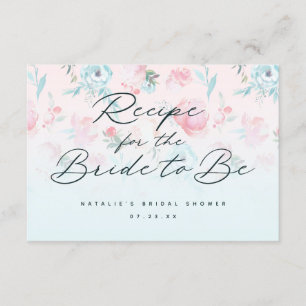 Carte D'accompagnement Fête des mariées de pivoine florale du jardin fran