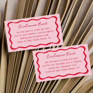 Carte D'accompagnement Fête des mariées de trame rouge rouge rouge rétro