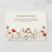 Carte D'accompagnement Fête des mariées Fleur sauvage Aquarelle À Être (Devant)