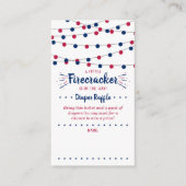 Carte D'accompagnement Feu d'artifice en route ! Fête prénatale pour bébé (Devant)