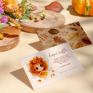 Carte D'accompagnement Feuilles d'automne Raffin de lessive