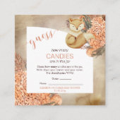 Carte D'accompagnement Feuilles Palm | Hydrangée | Les bonbons dans le Ja (Devant)