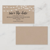 Carte D'accompagnement Feux à cordes, thème Farm Kraft, Enregistrer la da (Devant / Derrière)