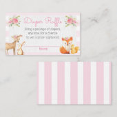 Carte D'accompagnement Fiche de Baby shower de couches de bois de bûchero (Devant / Derrière)