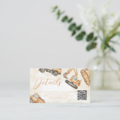 Carte D'accompagnement Fiche de boîtier Détails de construction (Debout devant)