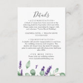 Carte D'accompagnement Fiche de boîtier Rustique Détails du prêteur (Devant)