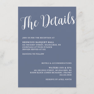 Carte D'accompagnement Fiche de fermeture du Mariage de pêche