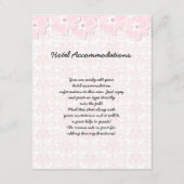 Carte D'accompagnement Fiche d'information du mariage (Dos)