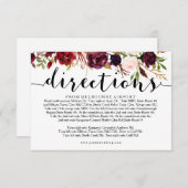 Carte D'accompagnement Fiche d'information sur les itinéraires des Mariag (Devant / Derrière)