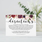 Carte D'accompagnement Fiche d'information sur les itinéraires des Mariag (Debout devant)