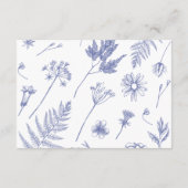 Carte D'accompagnement Fiche d'informations sur la période botanique vint (Dos)