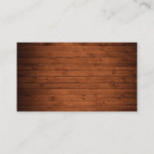 Carte D'accompagnement Fiche d'insertion de Mariage de bois de tournesol (Dos)