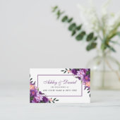 Carte D'accompagnement Fiche d'insertion du registre des Mariages violets (Debout devant)