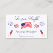 Carte D'accompagnement Fiche rabattable Baby shower Firecracker (Devant)